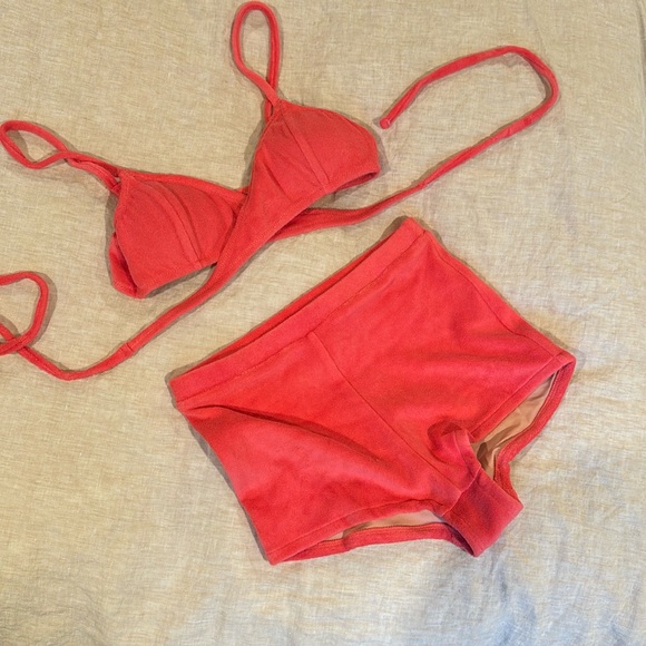 J. Crew Other - NWOT J. Crew terrycloth high waisted bikini